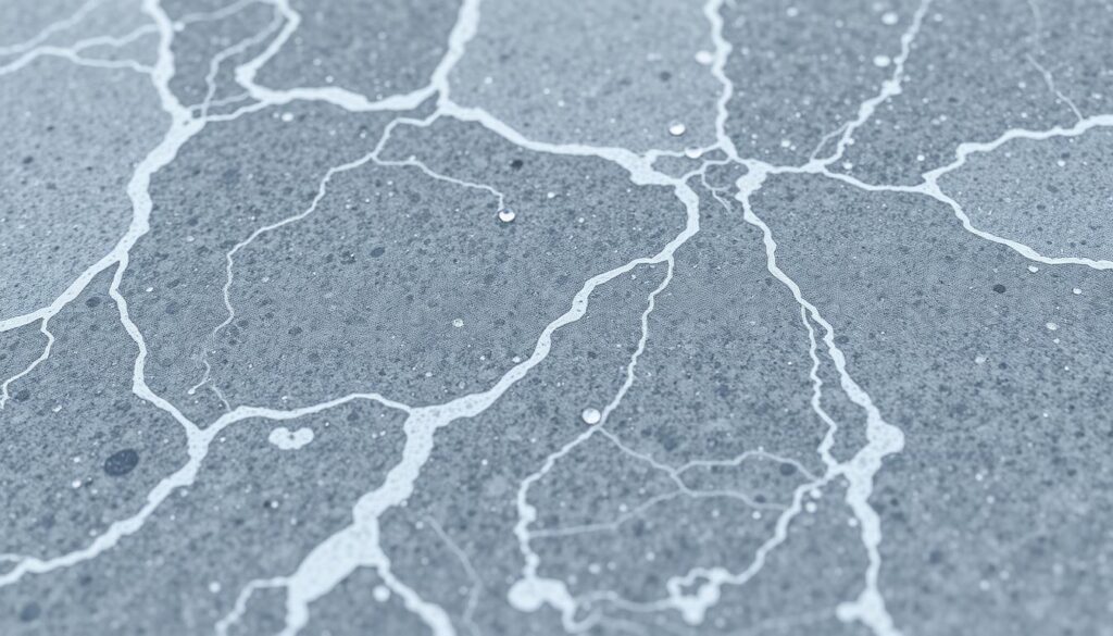Erzeugen Sie ein Bild von einer sauberen, hydrophobierten Steinfläche