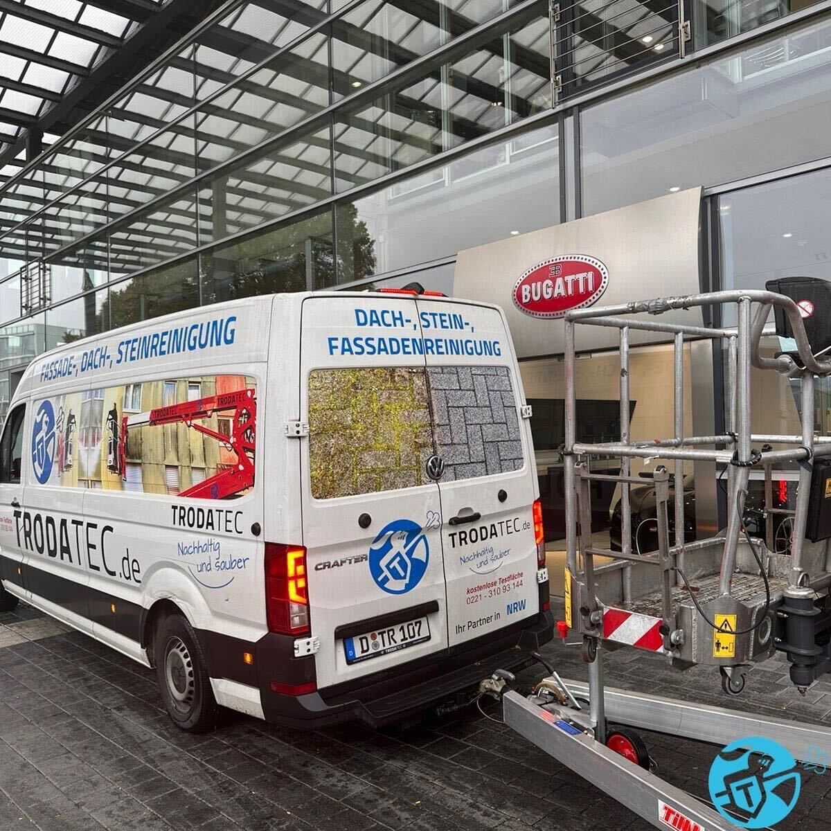 TRODATEC Steinreinigung für Autohäuser - Sauber & Nachhaltig