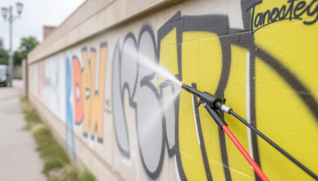 Graffitientfernung mit TRODATEC