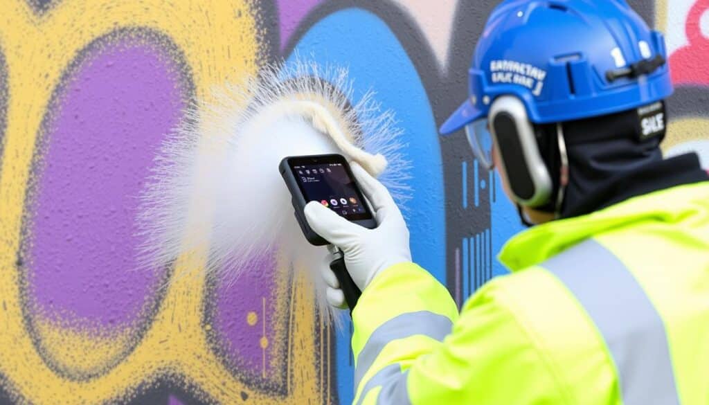 Graffitientfernung mit modernster Technologie