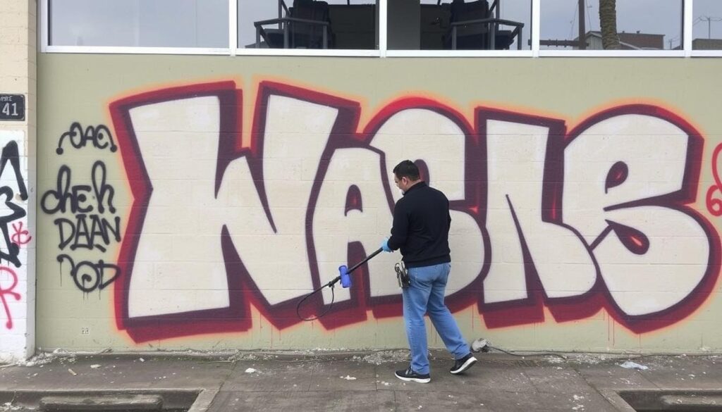 Professionelle Graffitientfernung für Unternehmen