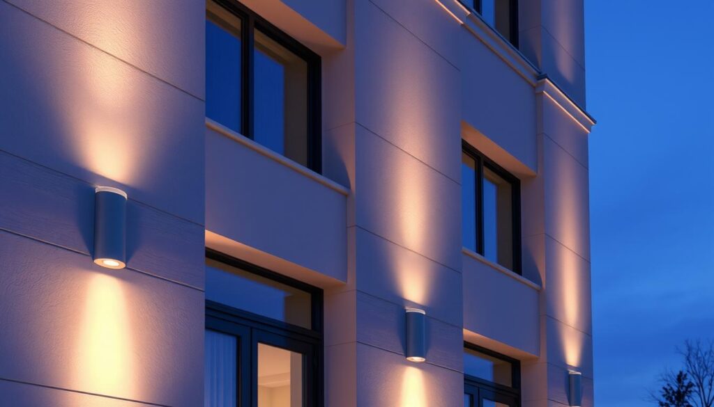 Energieeffiziente Fassadenbeleuchtung