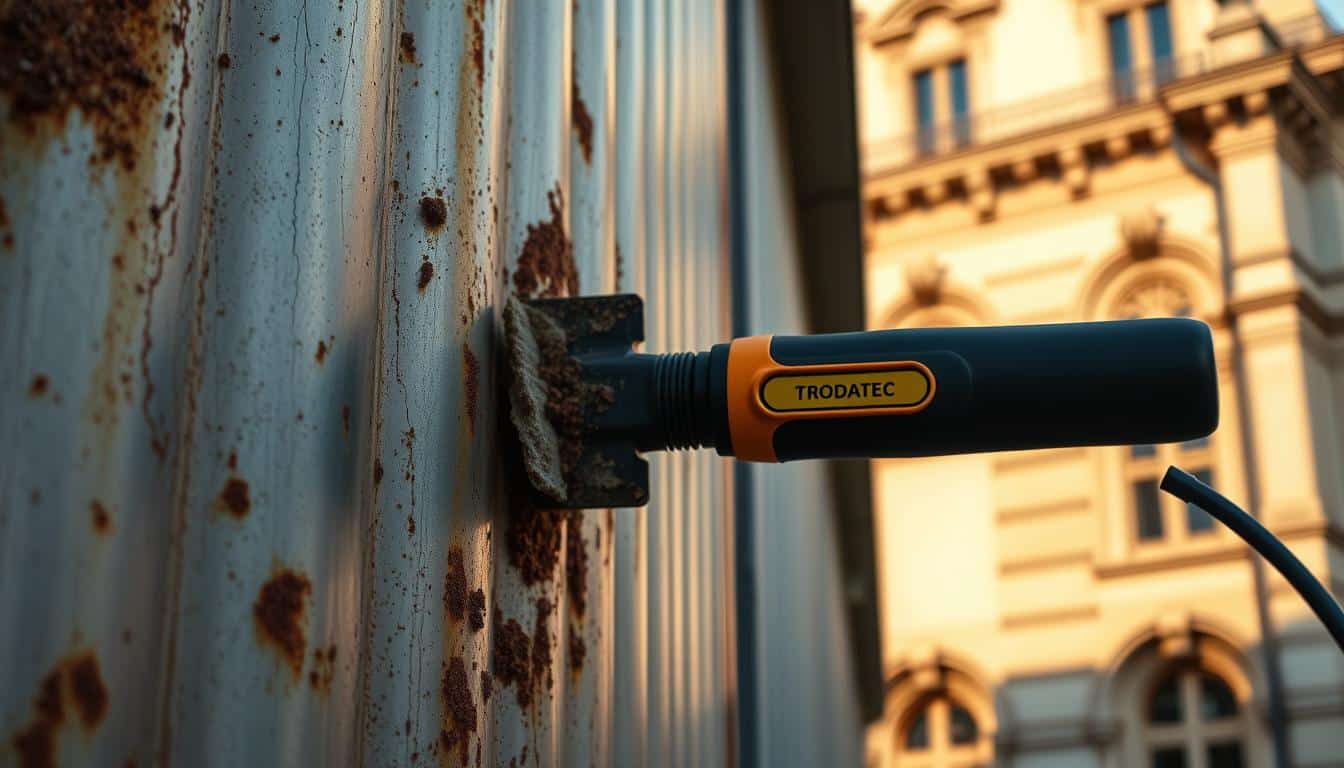 effektive Rostentfernung von Metallfassaden