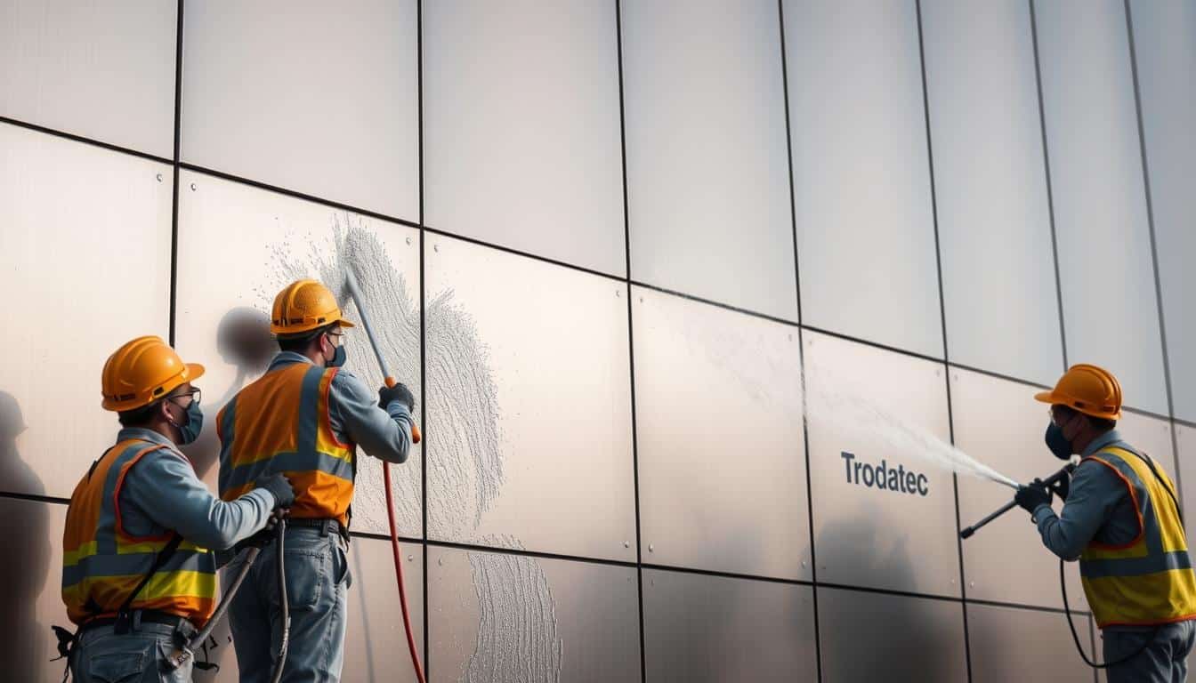 gründliche reinigung von aluminiumfassaden