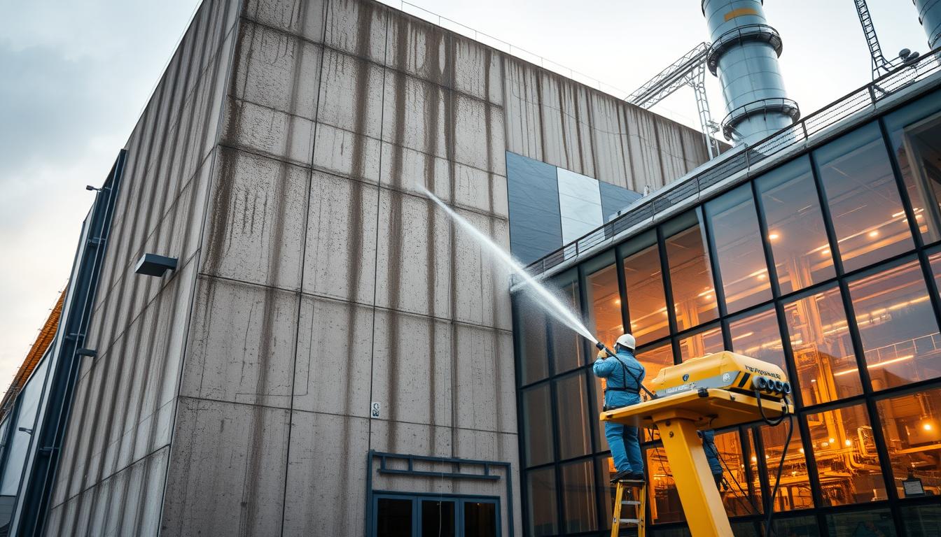 innovative reinigungstechniken für industrielle fassaden